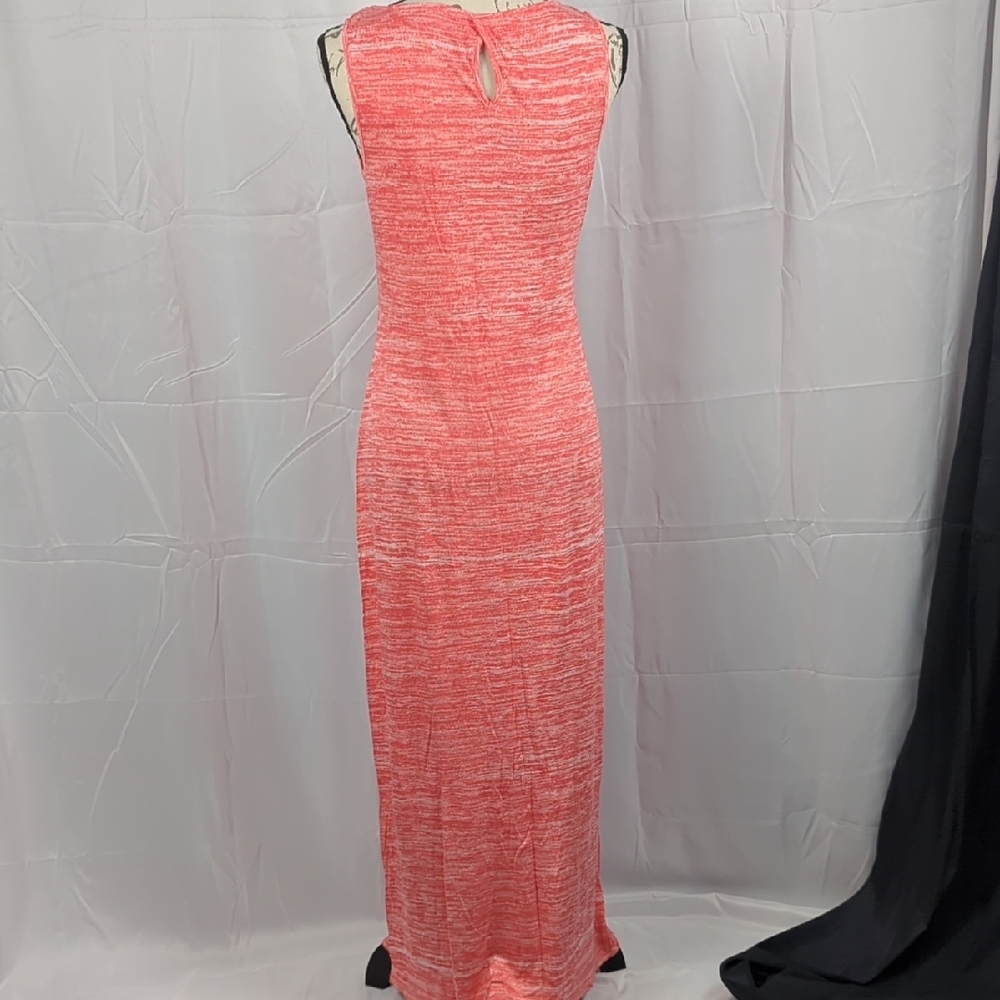 a.n.a Sleeveless Heathered Coral Maxi Dress - Picture 3 of 4